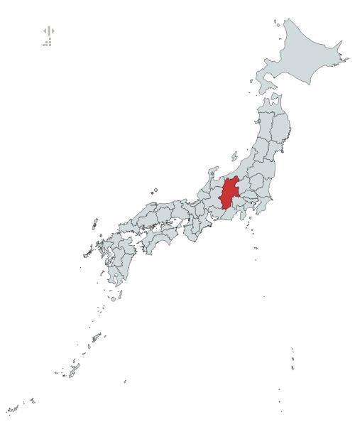 Map of Nagano
